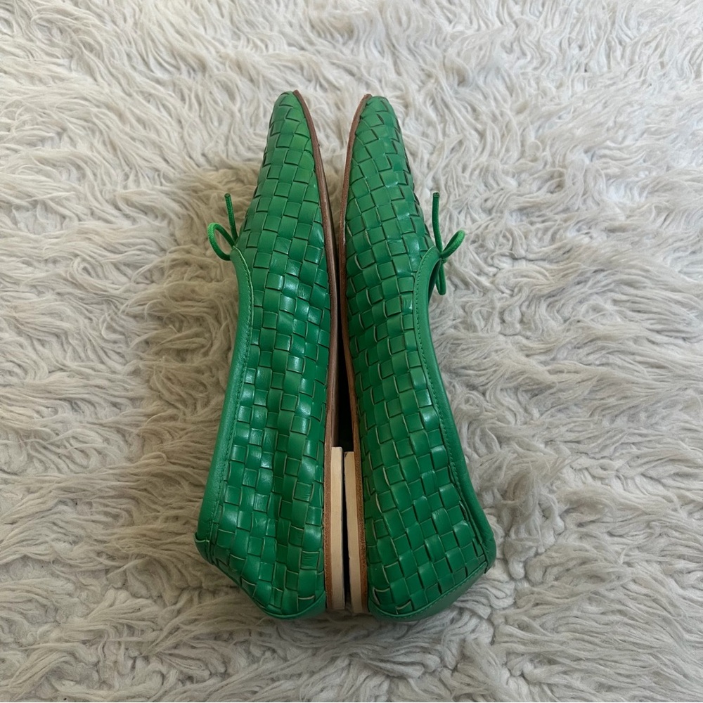 Freda Salvador Jada Square Flat Ballet Flat - Green - Picture 2 of 11